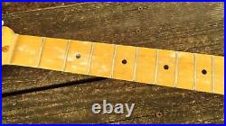 Stratocaster neck MIJ Allparts lefty with chrome/gold tuners