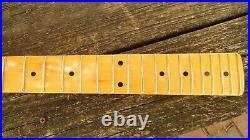 Stratocaster neck MIJ Allparts lefty with chrome/gold tuners