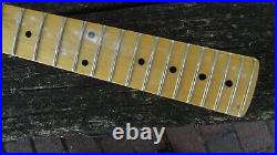 Stratocaster neck MIJ Allparts lefty with chrome/gold tuners