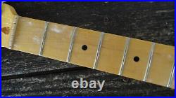 Stratocaster neck MIJ Allparts lefty with chrome/gold tuners