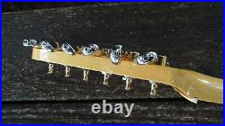 Stratocaster neck MIJ Allparts lefty with chrome/gold tuners