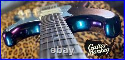 Stunning ColorShift Blue/Teal/Purple Replacement HSH Strat North American Alder