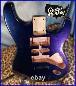 Stunning ColorShift Blue/Teal/Purple Replacement HSH Strat North American Alder