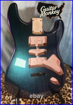 Stunning ColorShift Blue/Teal/Purple Replacement HSH Strat North American Alder