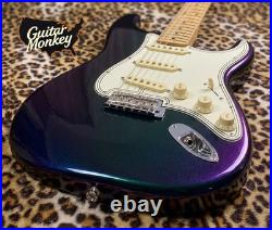 Stunning ColorShift Blue/Teal/Purple Replacement HSH Strat North American Alder