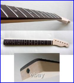 TELECASTER Neck /Unfinished/MIJ/21 JUMBO Frets/Warmoth Bone Nutfits Fender TELE