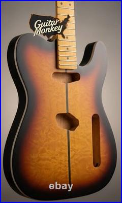 Telecaster Neck Through Body Nitro Satin Stainless Steel Frets Guitar Monkey