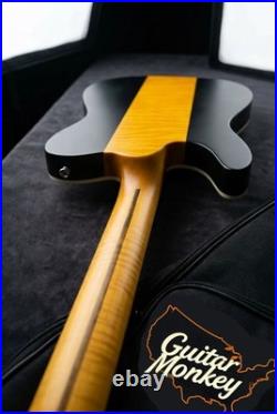 Telecaster Neck Through Body Nitro Satin Stainless Steel Frets Guitar Monkey