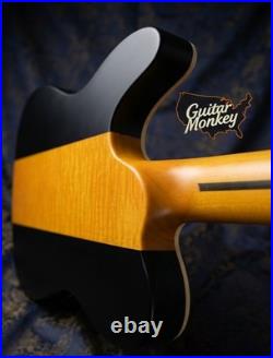 Telecaster Neck Through Body Nitro Satin Stainless Steel Frets Guitar Monkey