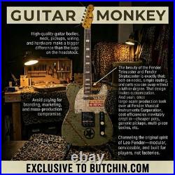 Telecaster Neck Through Body Nitro Satin Stainless Steel Frets Guitar Monkey