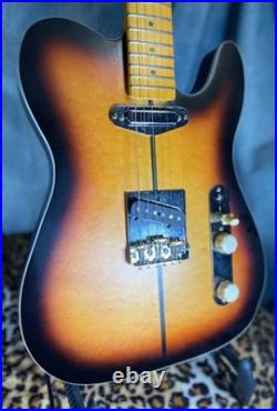 Telecaster Neck Through Body Nitro Satin Stainless Steel Frets Guitar Monkey
