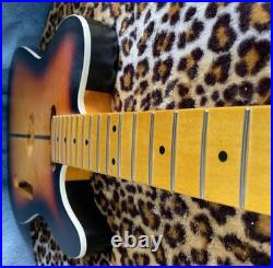Telecaster Neck Through Body Nitro Satin Stainless Steel Frets Guitar Monkey