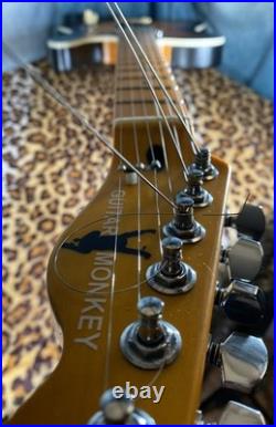 Telecaster Neck Through Body Nitro Satin Stainless Steel Frets Guitar Monkey