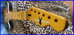 Telecaster Neck Through Body Nitro Satin Stainless Steel Frets Guitar Monkey