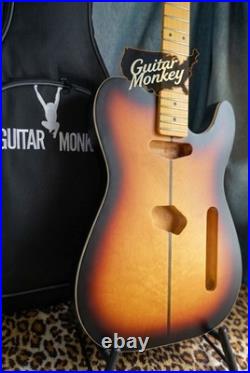 Telecaster Neck Through Body Nitro Satin Stainless Steel Frets Guitar Monkey