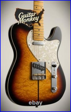 Telecaster Neck Through Body Nitro Satin Stainless Steel Frets Guitar Monkey