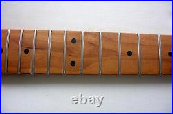 Tung Oil Finish/NEWithOne Piece Roasted Maple Stratocaster Neck/Warmoth Nut Strat Tung Oil Finish/NEWithOne Piece Roasted Maple Stratocaster Neck/Warmoth Nut Strat