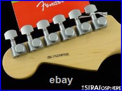 USA Fender JEFF BECK Stratocaster Strat NECK +LOCKING TUNERS, LSR Rosewood