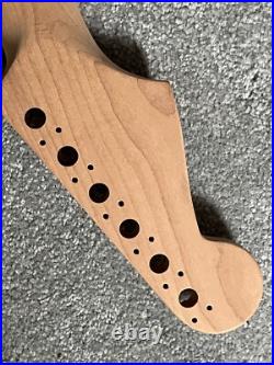 Unfinished Fender American Professional II Stratocaster guitar neck roasted