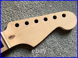 Unfinished Fender American Stratocaster guitar neck block inlays