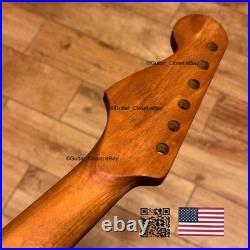 Unfinished Roasted Maple Rosewood Strat Neck Fits Warmoth & Fender body uSRA