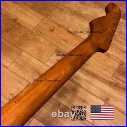 Unfinished Roasted Maple Rosewood Strat Neck Fits Warmoth & Fender body uSRA