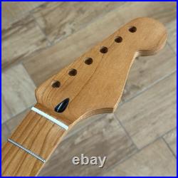 Unfinished Roasted Maple Strat Guitar Neck Fits Warmoth & Fender SMU5 Unfinished Roasted Maple Strat Guitar Neck Fits Warmoth & Fender SMU5