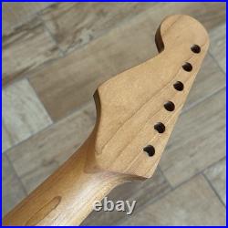 Unfinished Roasted Maple Strat Guitar Neck Fits Warmoth & Fender SMU5 Unfinished Roasted Maple Strat Guitar Neck Fits Warmoth & Fender SMU5