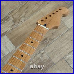 Unfinished Roasted Maple Strat Guitar Neck Fits Warmoth & Fender SMU5 Unfinished Roasted Maple Strat Guitar Neck Fits Warmoth & Fender SMU5