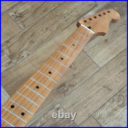 Unfinished Roasted Maple Strat Guitar Neck Fits Warmoth & Fender SMU5 Unfinished Roasted Maple Strat Guitar Neck Fits Warmoth & Fender SMU5