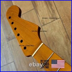 Unfinished Roasted Maple Strat Neck Stratocaster Fits Warmoth & Fender SM02K