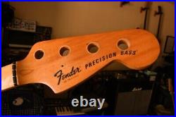 VINTAGE FENDER PRECISION BASS NECK USA Relic 1976