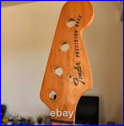 VINTAGE FENDER PRECISION BASS NECK USA Relic 1976