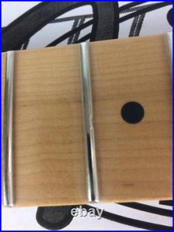 Very Good Fender Satin Roasted Maple Stratocaster Flat Oval Shaped Neck, Maple F