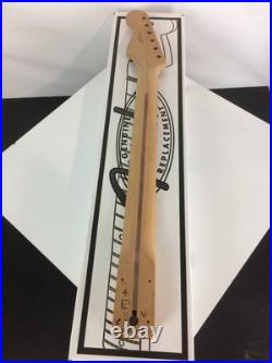 Very Good Fender Satin Roasted Maple Stratocaster Flat Oval Shaped Neck, Maple F