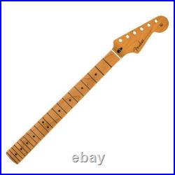 Very Good Fender Satin Roasted Maple Stratocaster Flat Oval Shaped Neck, Maple F