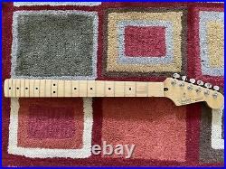 Vintage 1991 MIM Fender Stratocaster Maple Neck Light natural relic condition