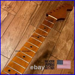 Vintage 21 Fret Roasted Maple Strat Neck Nitro Satin Fit Fender & Warmoth vSMi