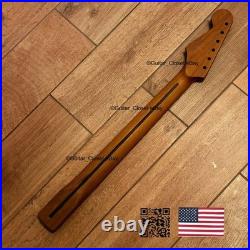 Vintage 21 Fret Roasted Maple Strat Neck Satin Fit Fender & Warmoth body vSM0