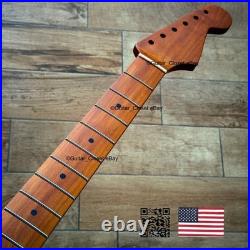 Vintage 21 Fret Roasted Maple Strat Neck Satin Fit Fender & Warmoth body vSMF