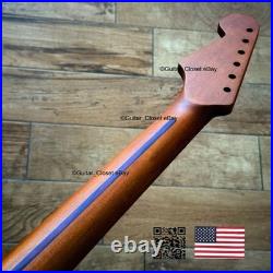 Vintage 21 Fret Roasted Maple Strat Neck Satin Fit Fender & Warmoth body vSMF