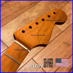 Vintage 21 Fret Roasted Maple Strat Neck Satin Fit Fender & Warmoth body vSMK