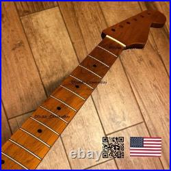 Vintage 21 Fret Roasted Maple Strat Neck Satin Fit Fender & Warmoth body vSMP