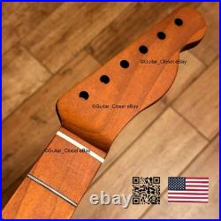 Vintage 21 Fret Roasted Maple Tele Neck Fits Warmoth Telecaster body vTMZ