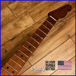 Vintage 21 Fret Roasted Maple Tele Neck Fits Warmoth Telecaster body vTMZ