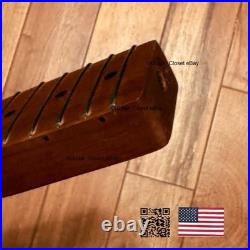 Vintage 21 Fret Roasted Maple Tele Telecaster Neck Fits Fender Warmoth body vTM3