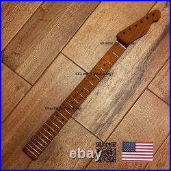 Vintage 21 Fret Roasted Maple Tele Telecaster Neck Fits Fender Warmoth body vTM3