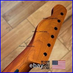 Vintage 21 Fret Roasted Maple Tele Telecaster Neck Fits Fender Warmoth body vTMY
