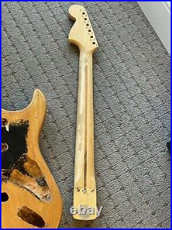 Vintage Strat Stratocaster Partscaster 1972 Fender Neck 1965 Fender Case