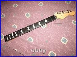 Warmoth Fender-lic. Stratocaster guitar Neck RW Blocks Locking Tuners SS frets